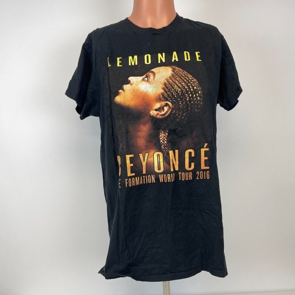 Beyonce Lemonade Formation World Tour Double Sided T Shirt 2016 Size L - Picture 2 of 4